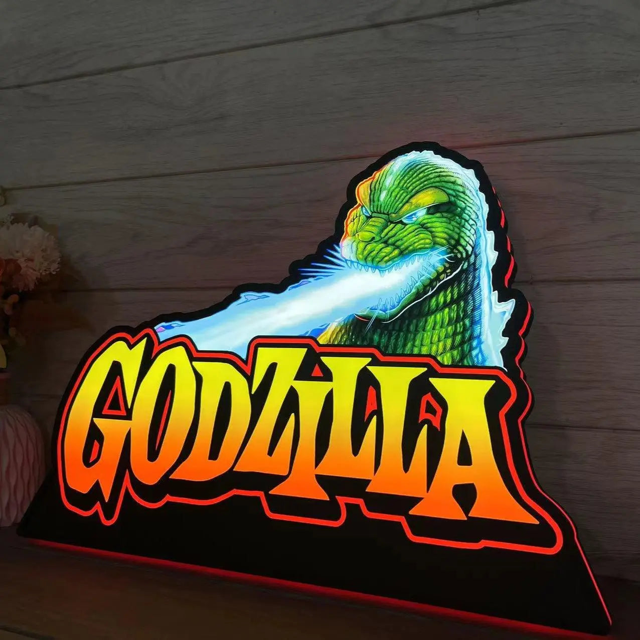 Godzilla Pinball Topper LED Light Box Dimmer Enhance Your Pinball Experience FYLZGO Signs