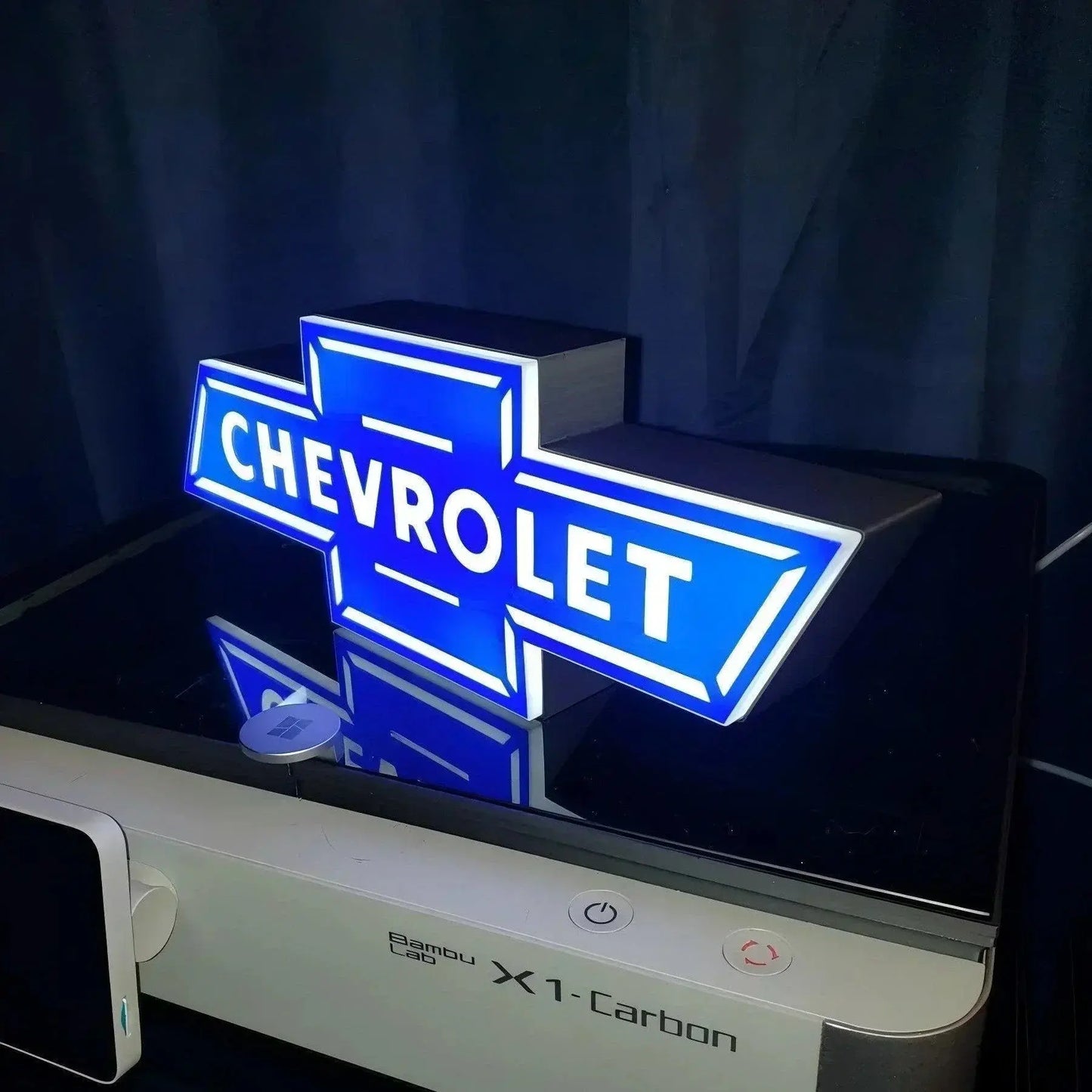 Chevrolet Auto Logo 3D Lightbox FYLZGO Signs