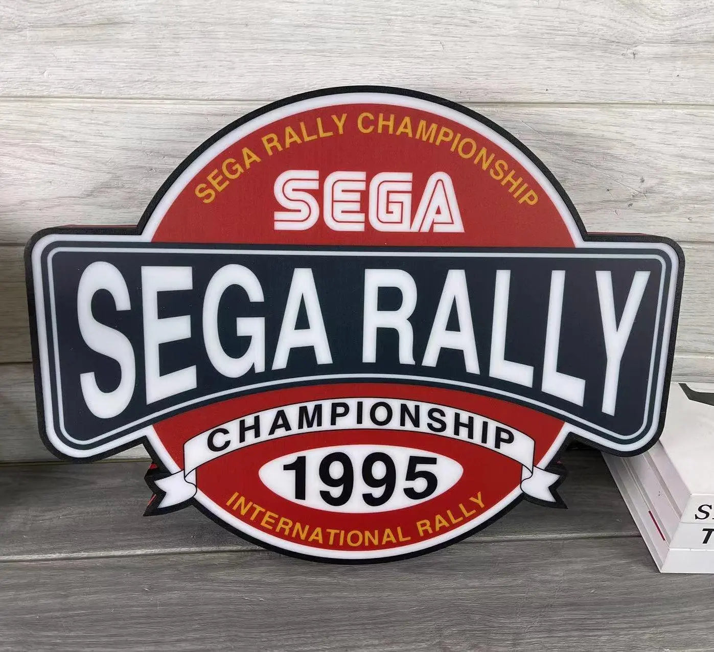 SEGA Rally Championship 1995 Logo 3D LED Light Box FYLZGO Signs