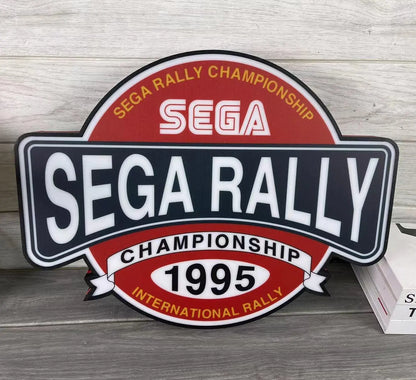 SEGA Rally Championship 1995 Logo 3D LED Light Box FYLZGO Signs