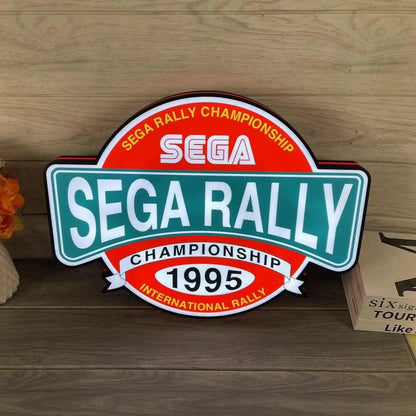 SEGA Rally Championship 1995 Logo 3D LED Light Box FYLZGO Signs