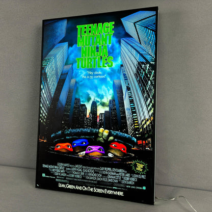 TMNT Retro Movie Poster 3D LED Light Box Fully Dimmable USB Powered FYLZGO Signs
