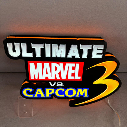 Ultimate Fate of Two Worlds 3D Printed LED Lightbox for Gaming Room Decor FYLZGO Signs