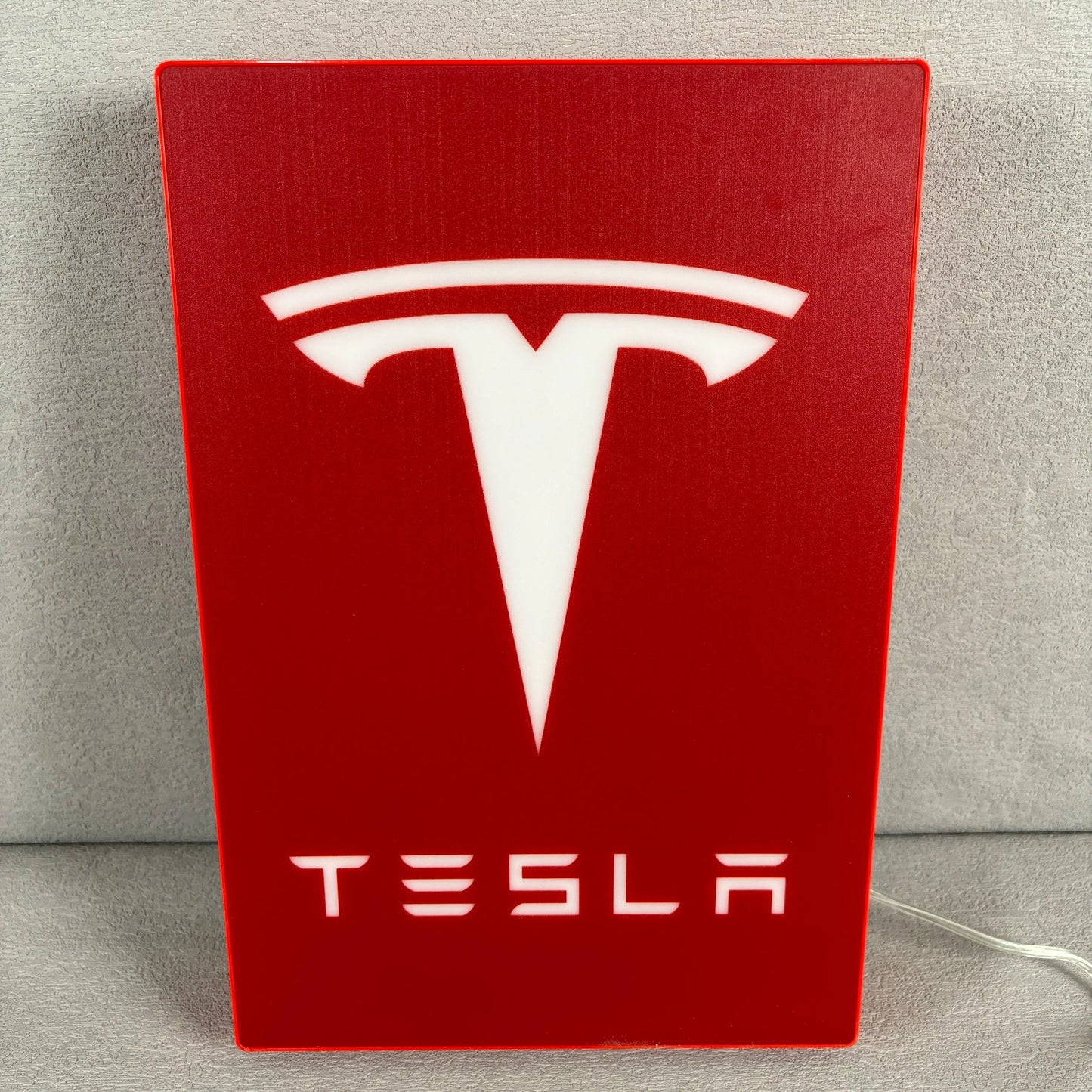 Tesla LED Lightbox, Garage Sign and Garage Decor for Tesla Model 3, Cyber Truck, Gift for men and Fathers Day Gift FYLZGO Signs