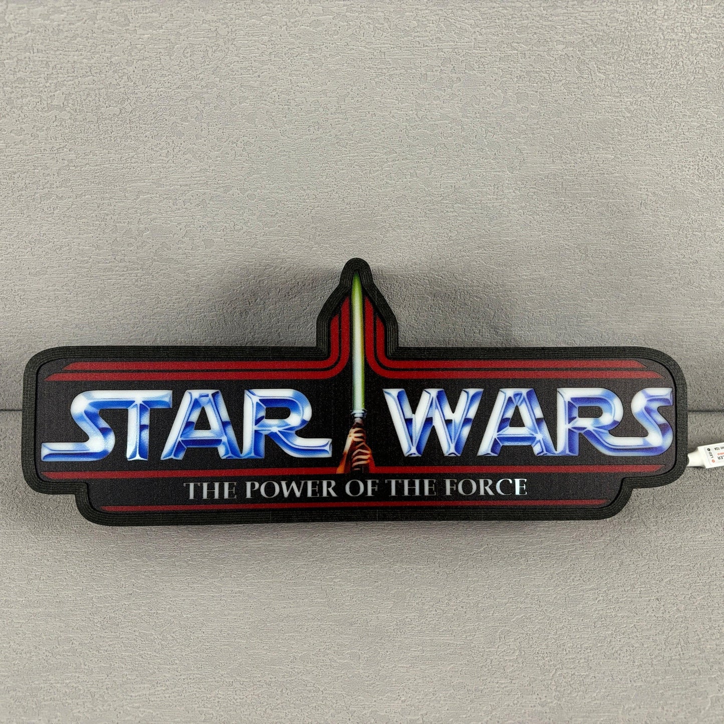 Star Wars Power of the Force Retro Series Kenner Toy Logo LED Sign FYLZGO Signs