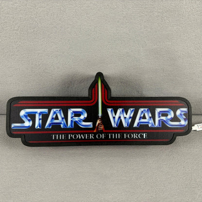 Star Wars Power of the Force Retro Series Kenner Toy Logo LED Sign FYLZGO Signs
