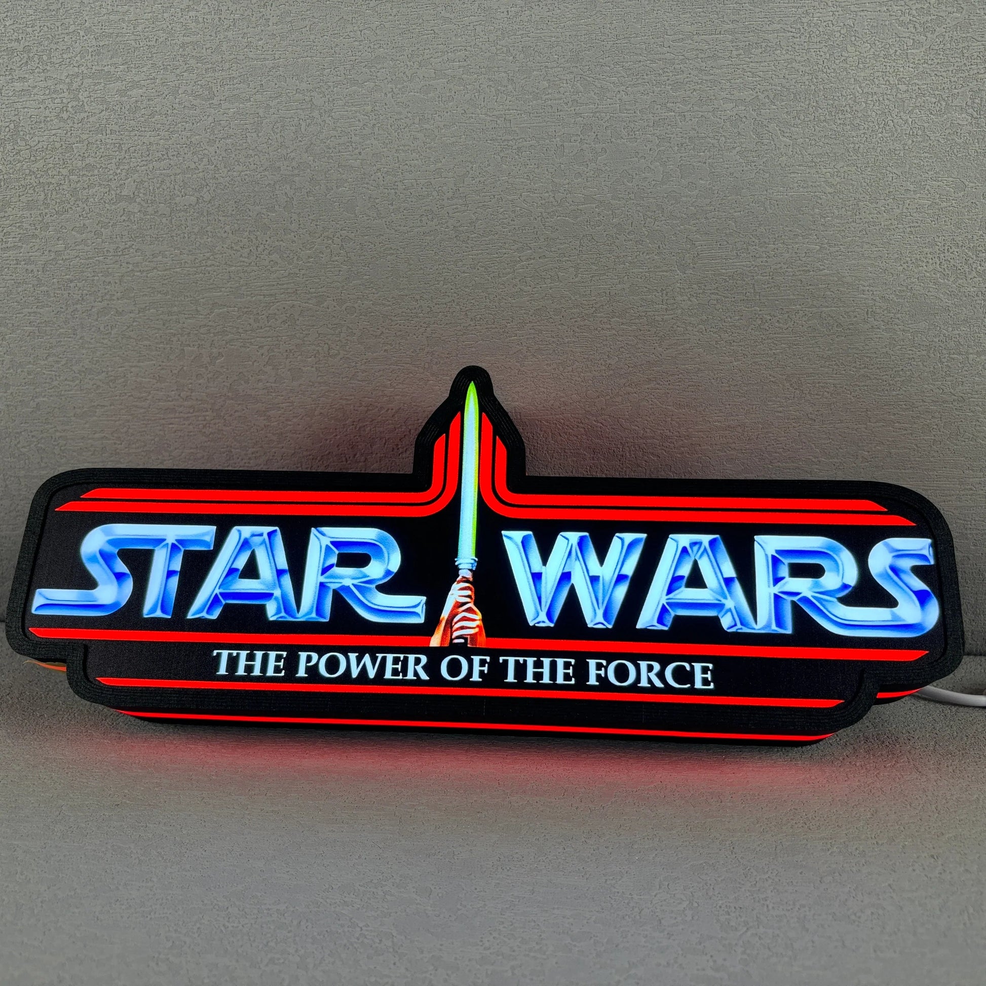 Star Wars Power of the Force Retro Series Kenner Toy Logo LED Sign FYLZGO Signs