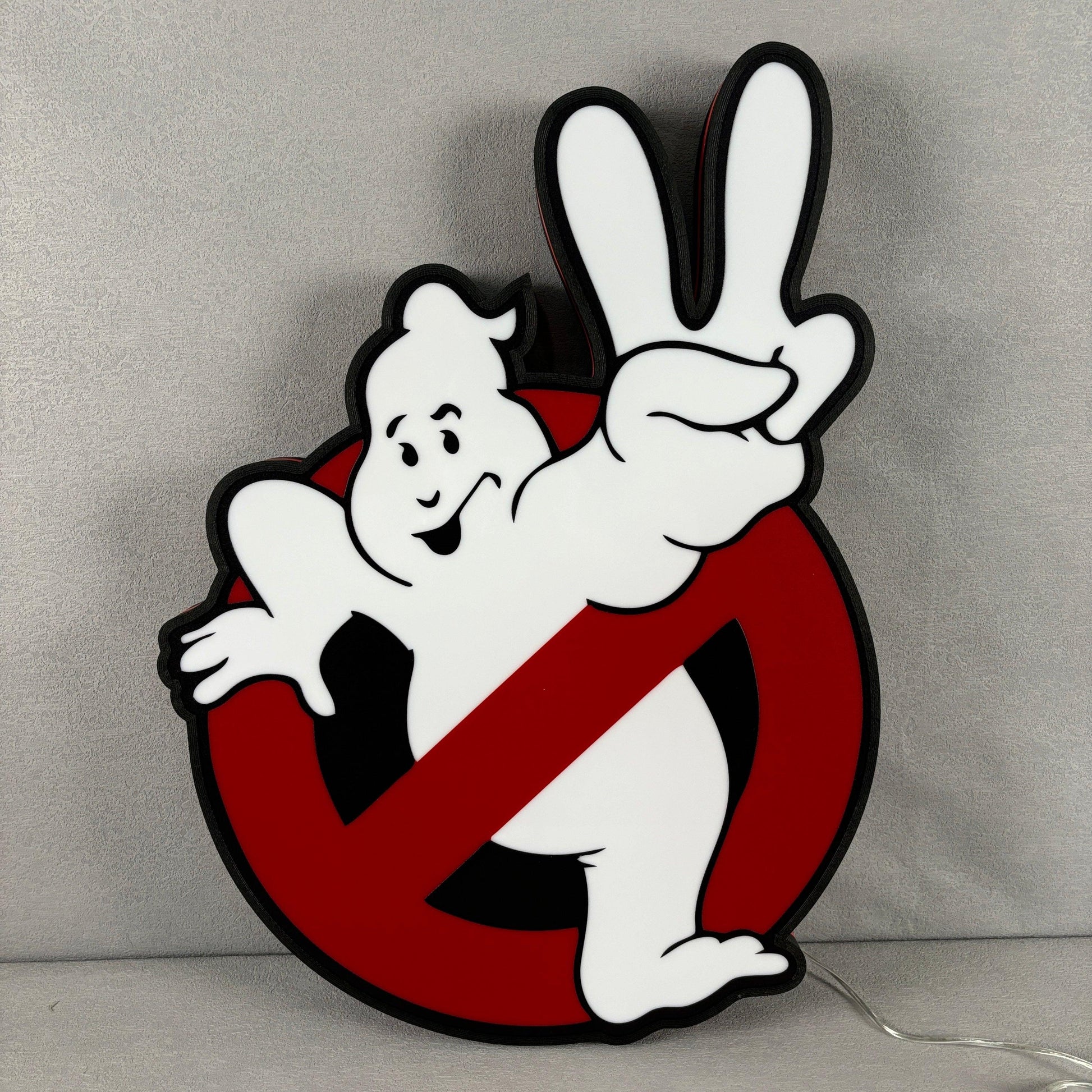 Ghostbusters 2 Logo Lightbox USB Powered with Dimming Control Perfect Decor FYLZGO Signs
