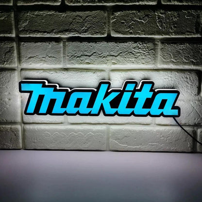 Makita Tool LED Light Box Fully Dimmable & USB Powered FYLZGO Signs