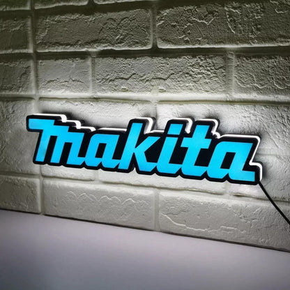 Makita Tool LED Light Box Fully Dimmable & USB Powered FYLZGO Signs