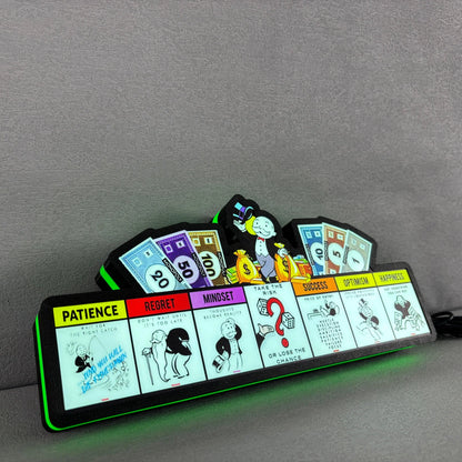 Monopoly Pinball Topper LED Lightbox USB Powered Fully Dimmable FYLZGO Signs