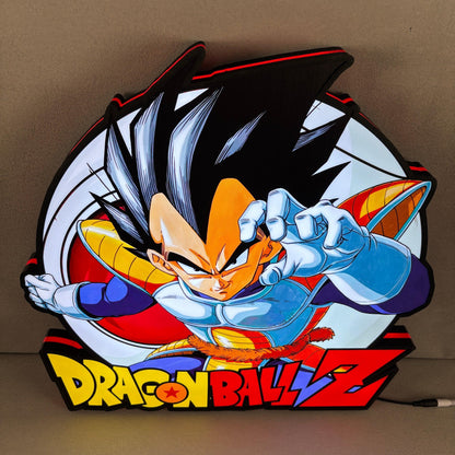 Dragonball Z 3D printed LED light box, USB powered, with dimming Man Cave FYLZGO Signs