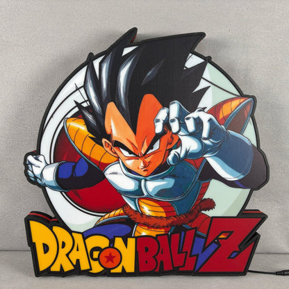 Dragonball Z 3D printed LED light box, USB powered, with dimming Man Cave FYLZGO Signs