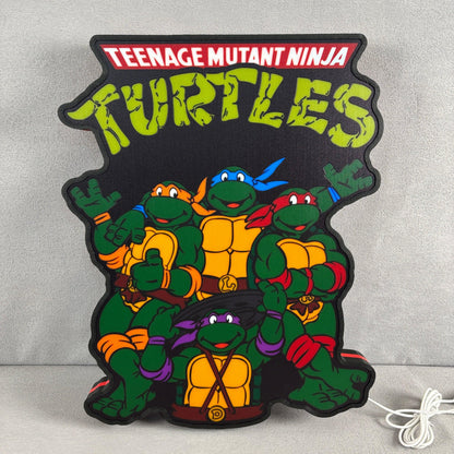 TMNT Teenage Mutant Ninja Turtle Fan arts 3D Light box Fully Dimmable & Powered by USB FYLZGO Signs