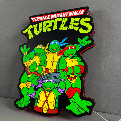 TMNT Teenage Mutant Ninja Turtle Fan arts 3D Light box Fully Dimmable & Powered by USB FYLZGO Signs