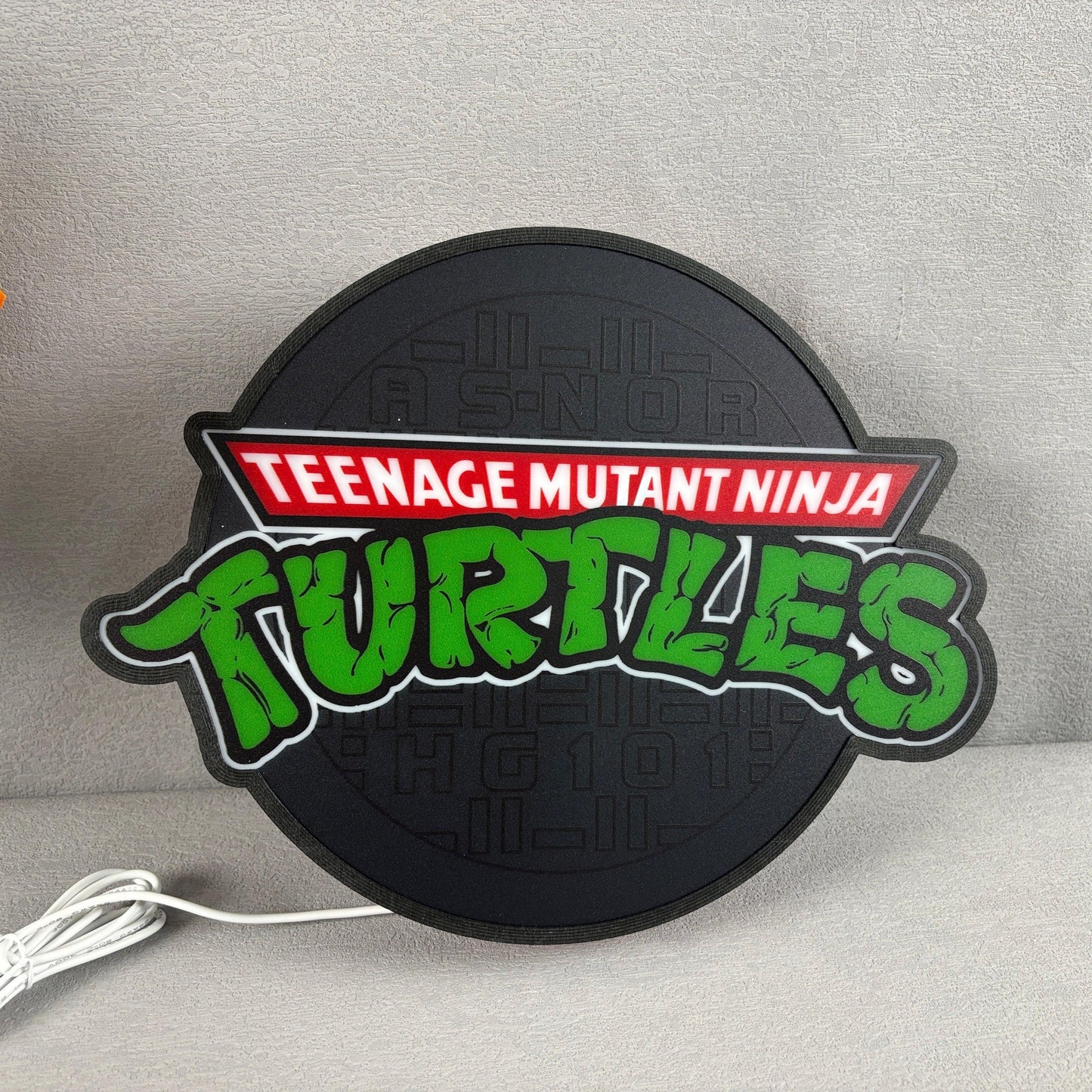 TMNT Teenage Mutant Ninja Turtles Shell Backpack 3D Lightbox Fully Dimmable USB Power Supply FYLZGO Signs