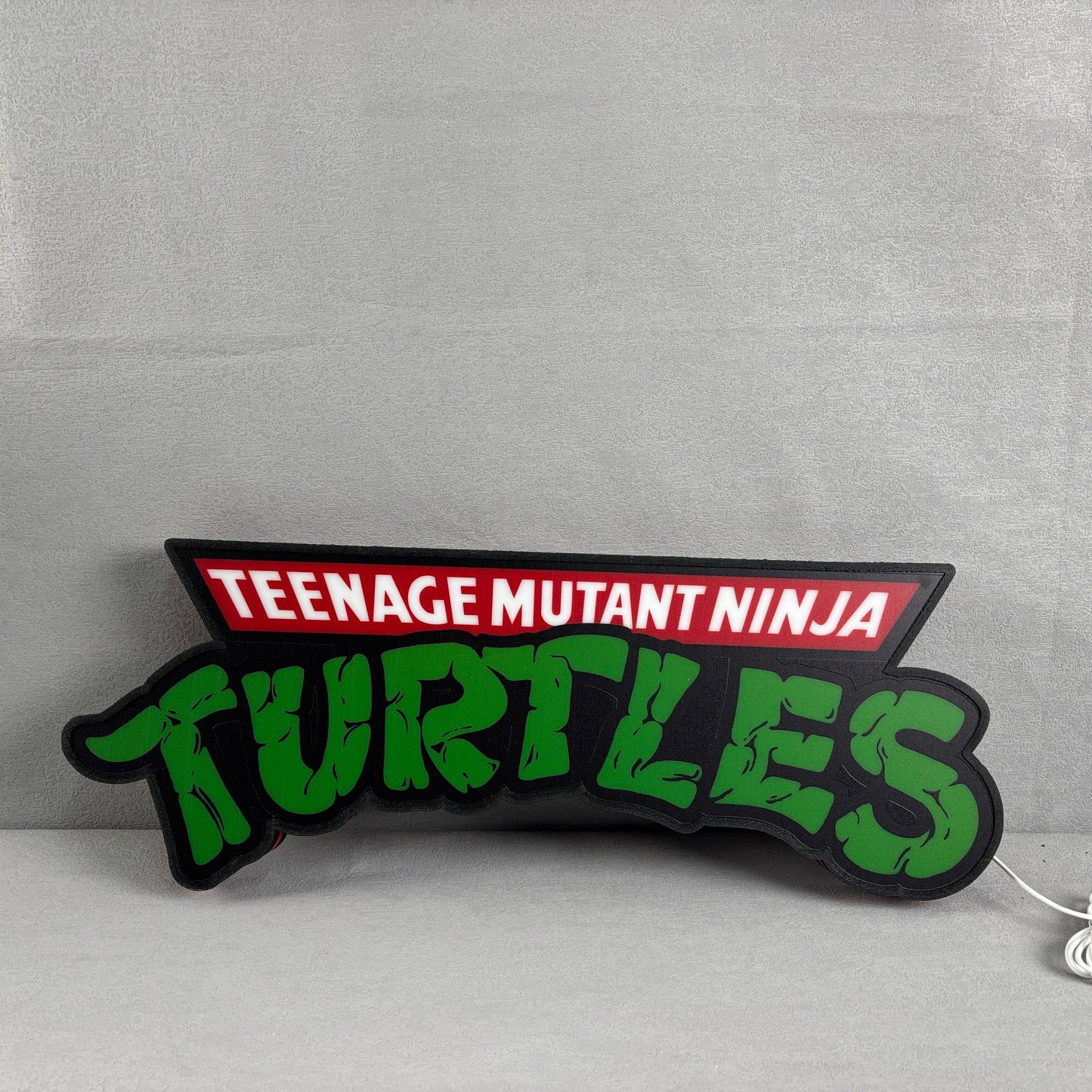 TMNT Teenage Mutant Ninja Turtle Led Sign 3D Light Box Fully Dimmable & Powered by USB FYLZGO Signs