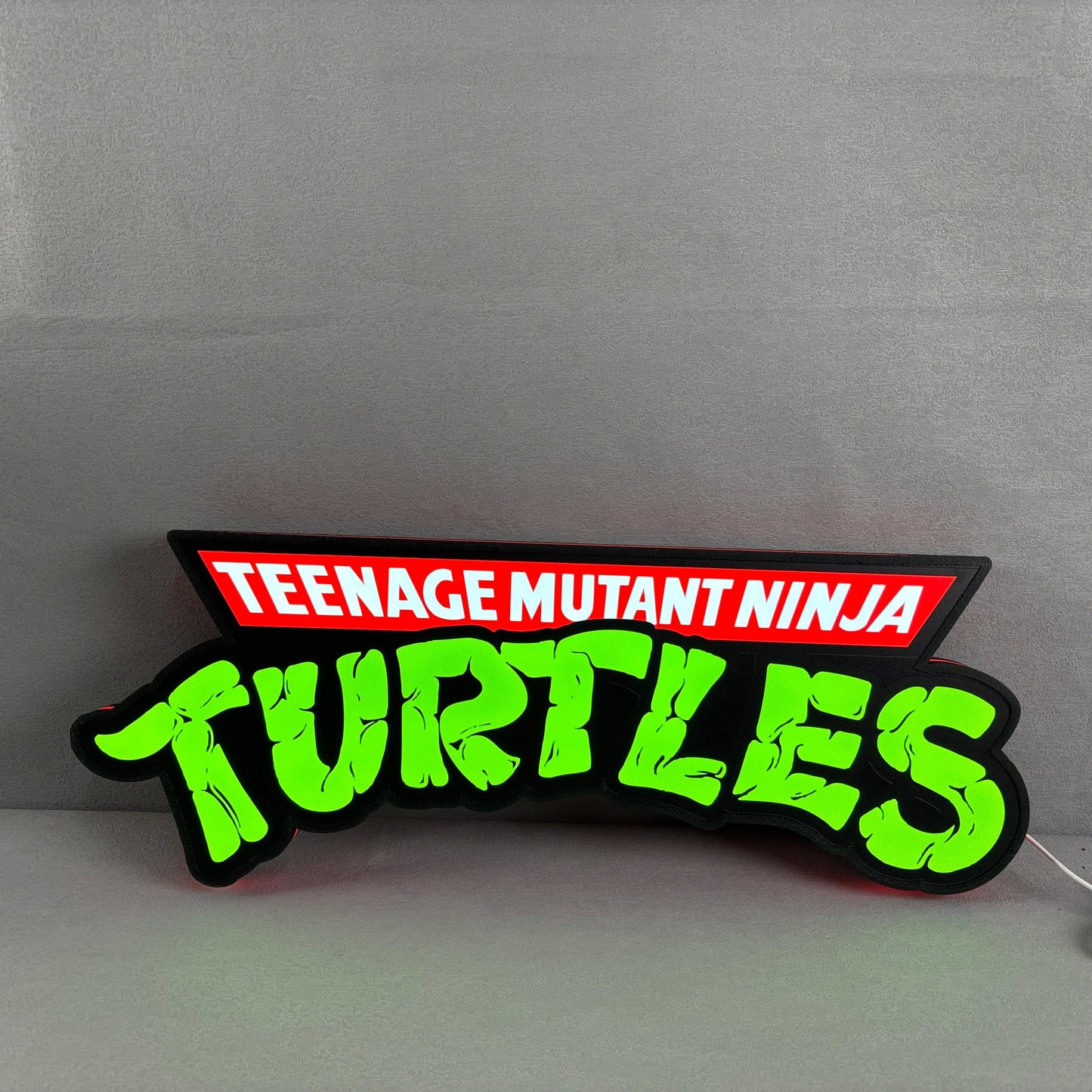 TMNT Teenage Mutant Ninja Turtle Led Sign 3D Light Box Fully Dimmable & Powered by USB FYLZGO Signs