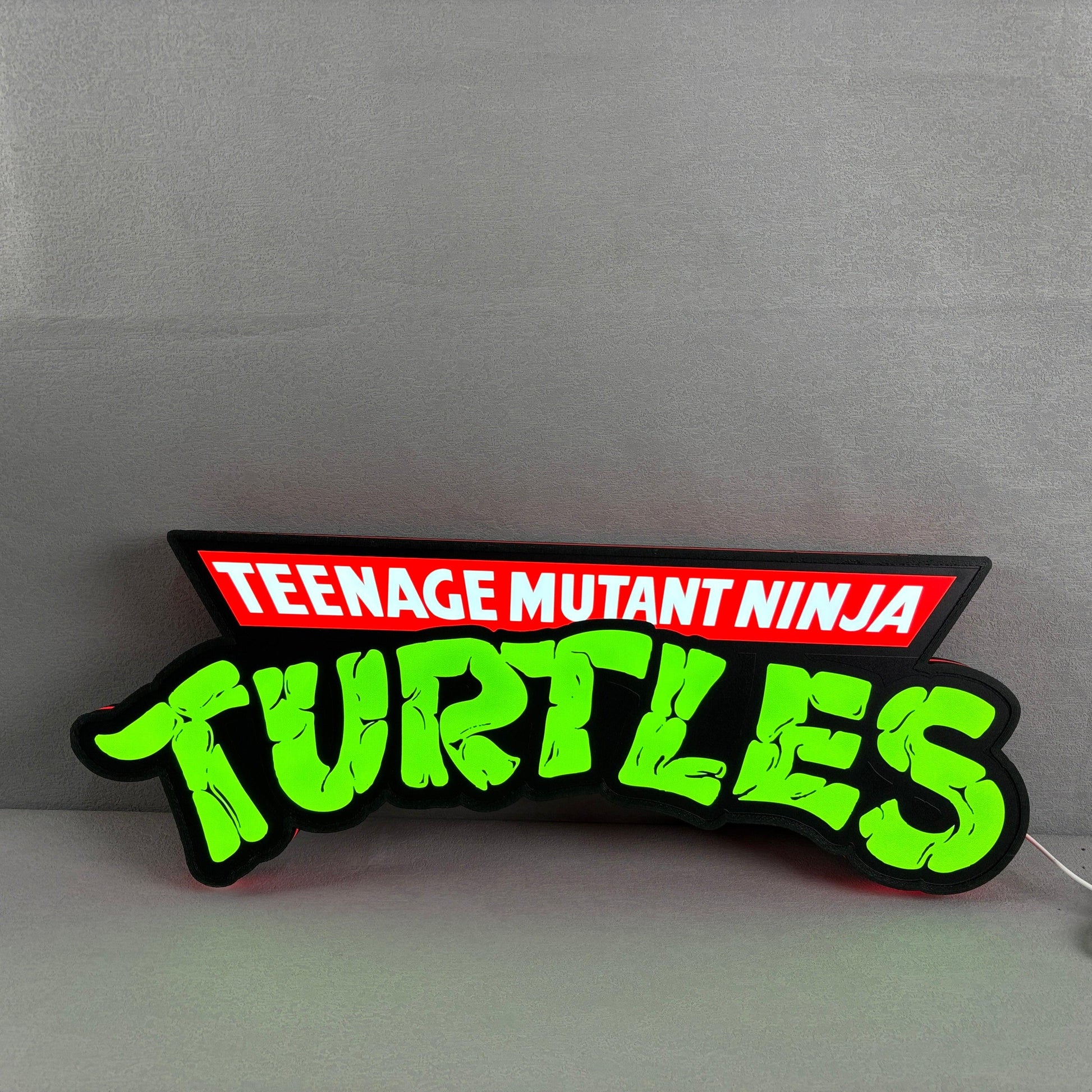 TMNT Teenage Mutant Ninja Turtle Led Sign 3D Light Box Fully Dimmable & Powered by USB FYLZGO Signs