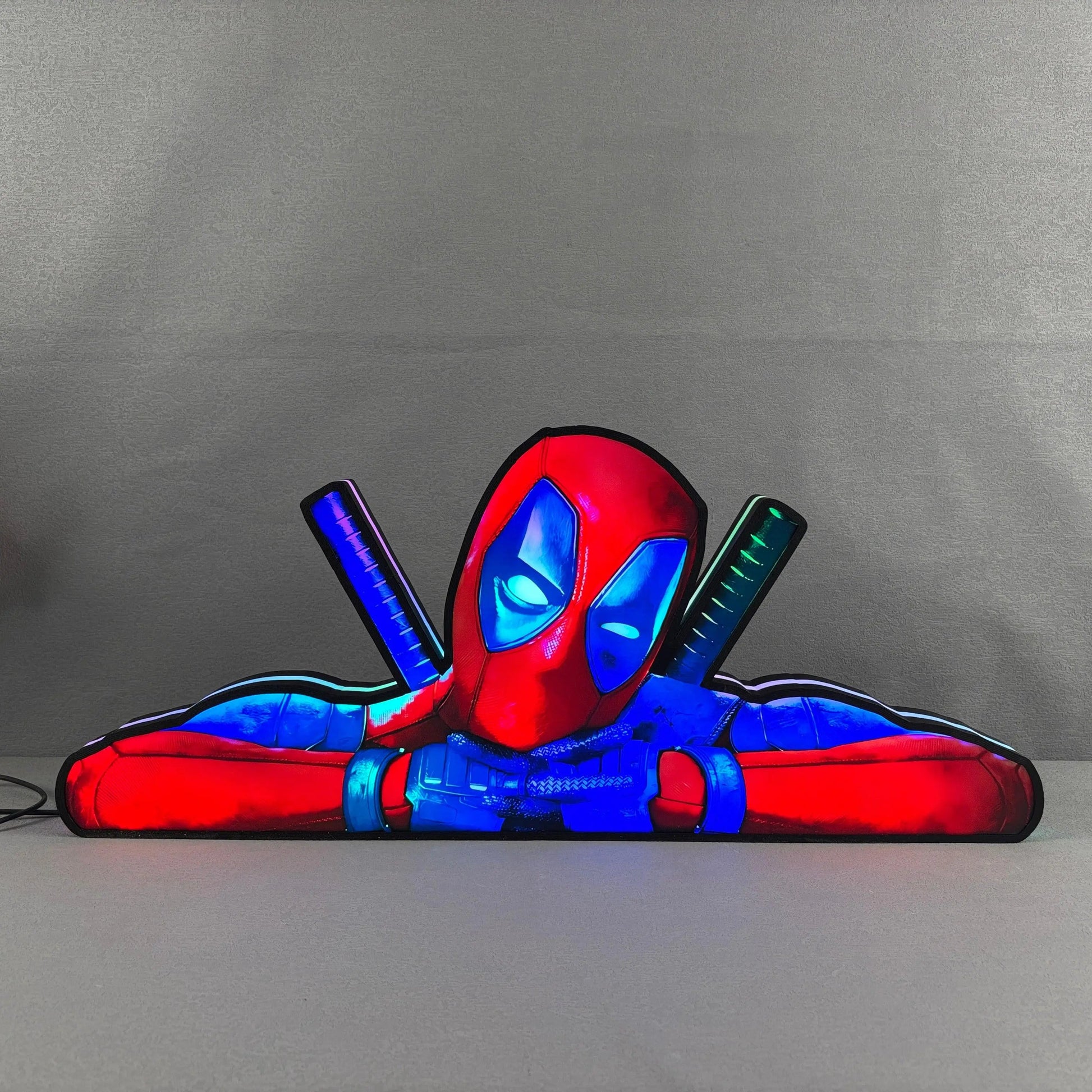 Deadpool Pinball LED Lightbox, Deadpool Pinball Topper, USB powered and with Dimming Function, designed for Stern Pinball FYLZGO Signs