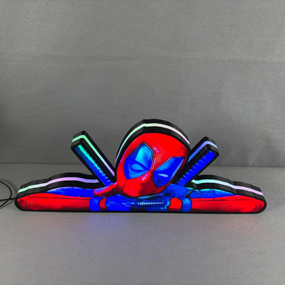 Deadpool Pinball LED Lightbox, Deadpool Pinball Topper, USB powered and with Dimming Function, designed for Stern Pinball FYLZGO Signs