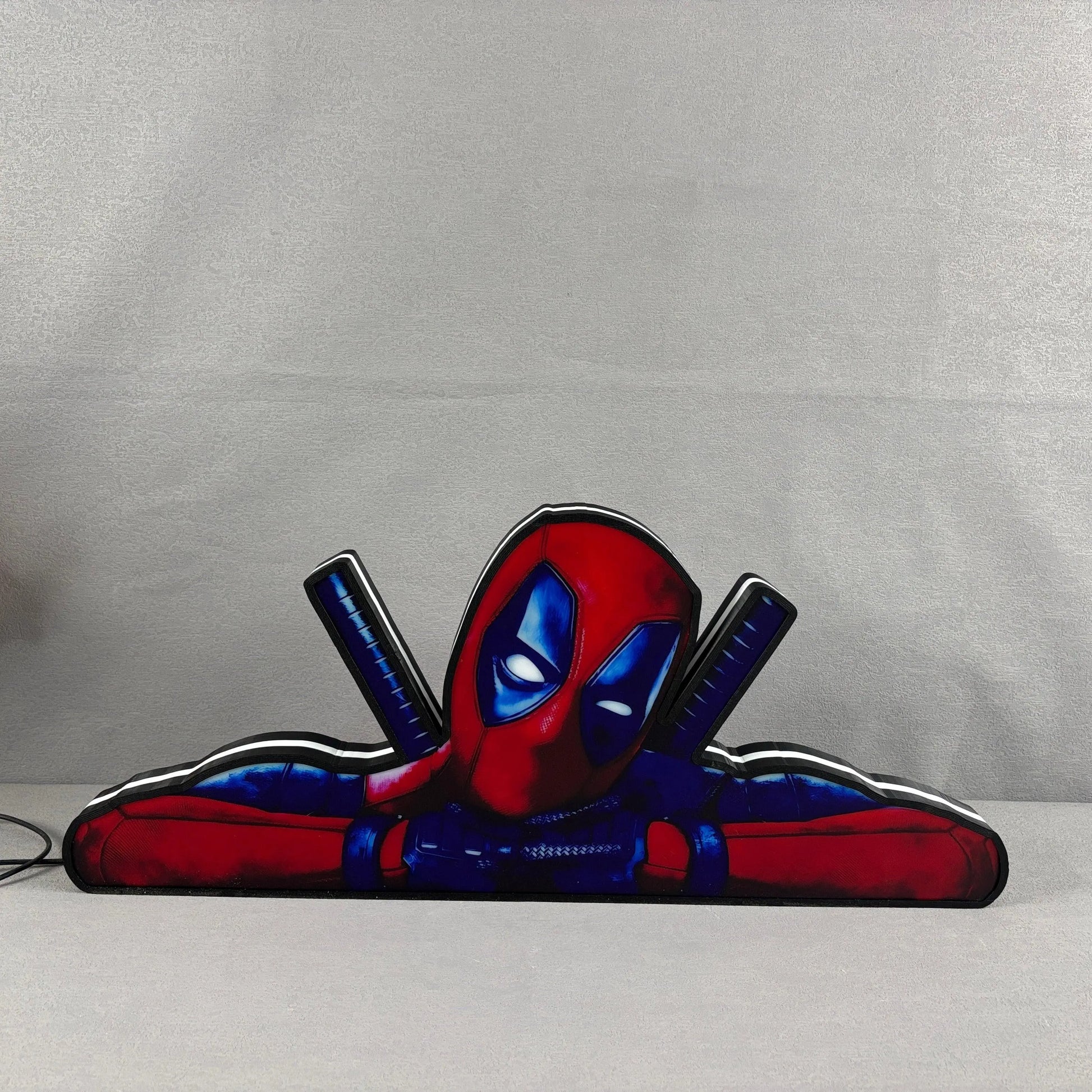 Deadpool Pinball LED Lightbox, Deadpool Pinball Topper, USB powered and with Dimming Function, designed for Stern Pinball FYLZGO Signs