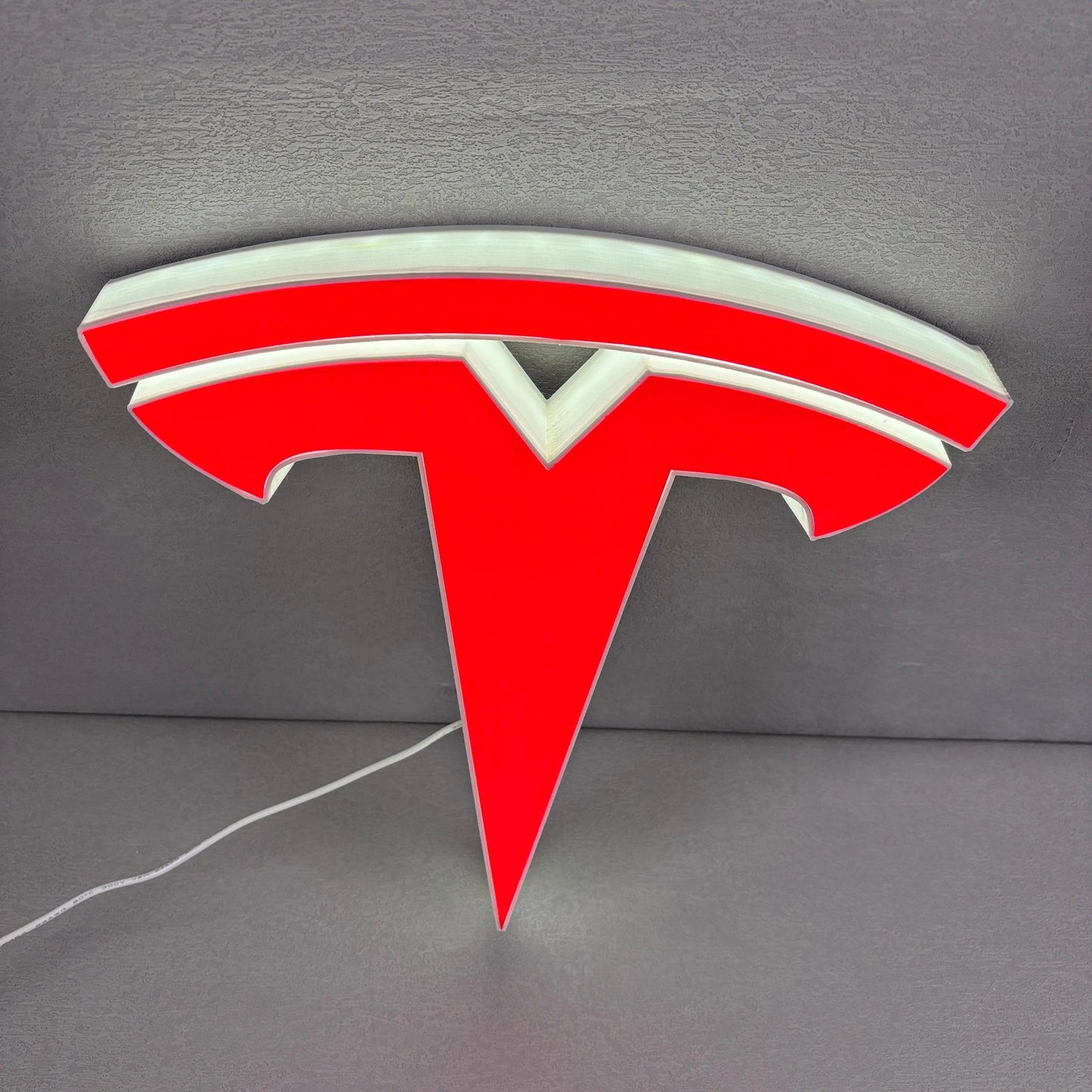Tesla LED Lightbox, Garage Sign and Garage Decor for Tesla Model 3, Cyber Truck, Gift for men and Fathers Day Gift FYLZGO Signs