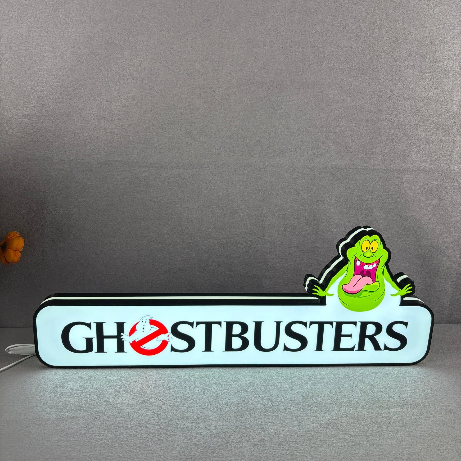 Ghostbusters Pinball Topper Lightbox with Ghostly LED, Pinball Arcade Decor, Perfect for Game Room or Pinball Machine FYLZGO Signs