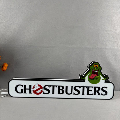 Ghostbusters Pinball Topper Lightbox with Ghostly LED, Pinball Arcade Decor, Perfect for Game Room or Pinball Machine FYLZGO Signs