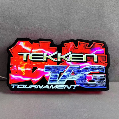 Tekken 3 Tag Tournament 3D Printed LED Lightbox FYLZGO Signs