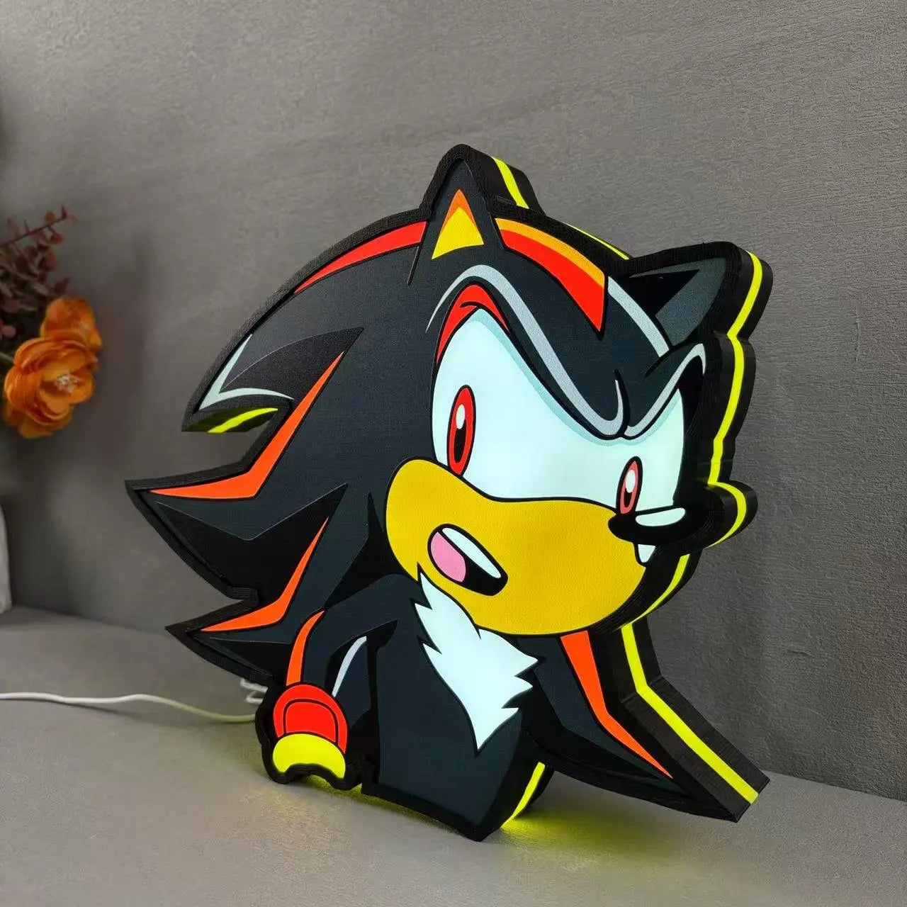 Sonic the Hedgehog SEGA Logo 3D LED Light Box FYLZGO Signs