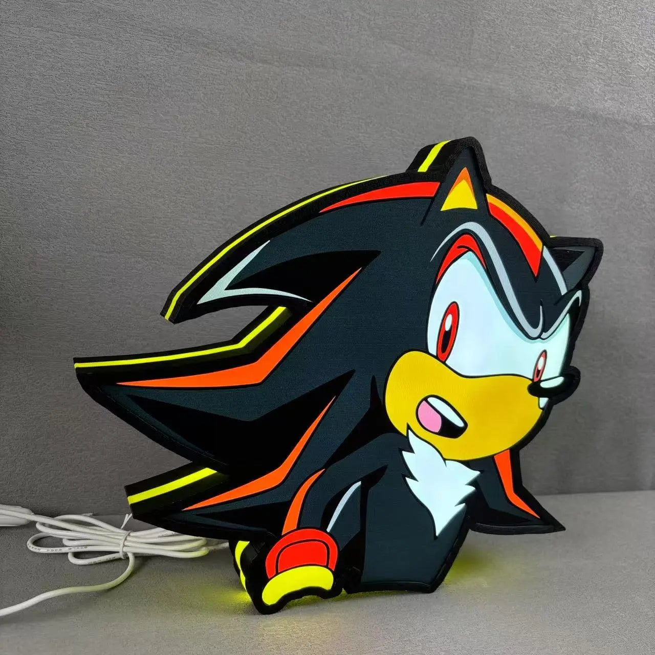 Sonic the Hedgehog SEGA Logo 3D LED Light Box FYLZGO Signs