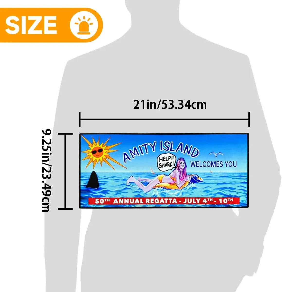 Jaws Amity Island Pinball Topper, Designed for Stern Jaws Pinball 3D printed lightbox housing with RED Halo effects, LED, Dimmable, and USB powered FYLZGO Signs