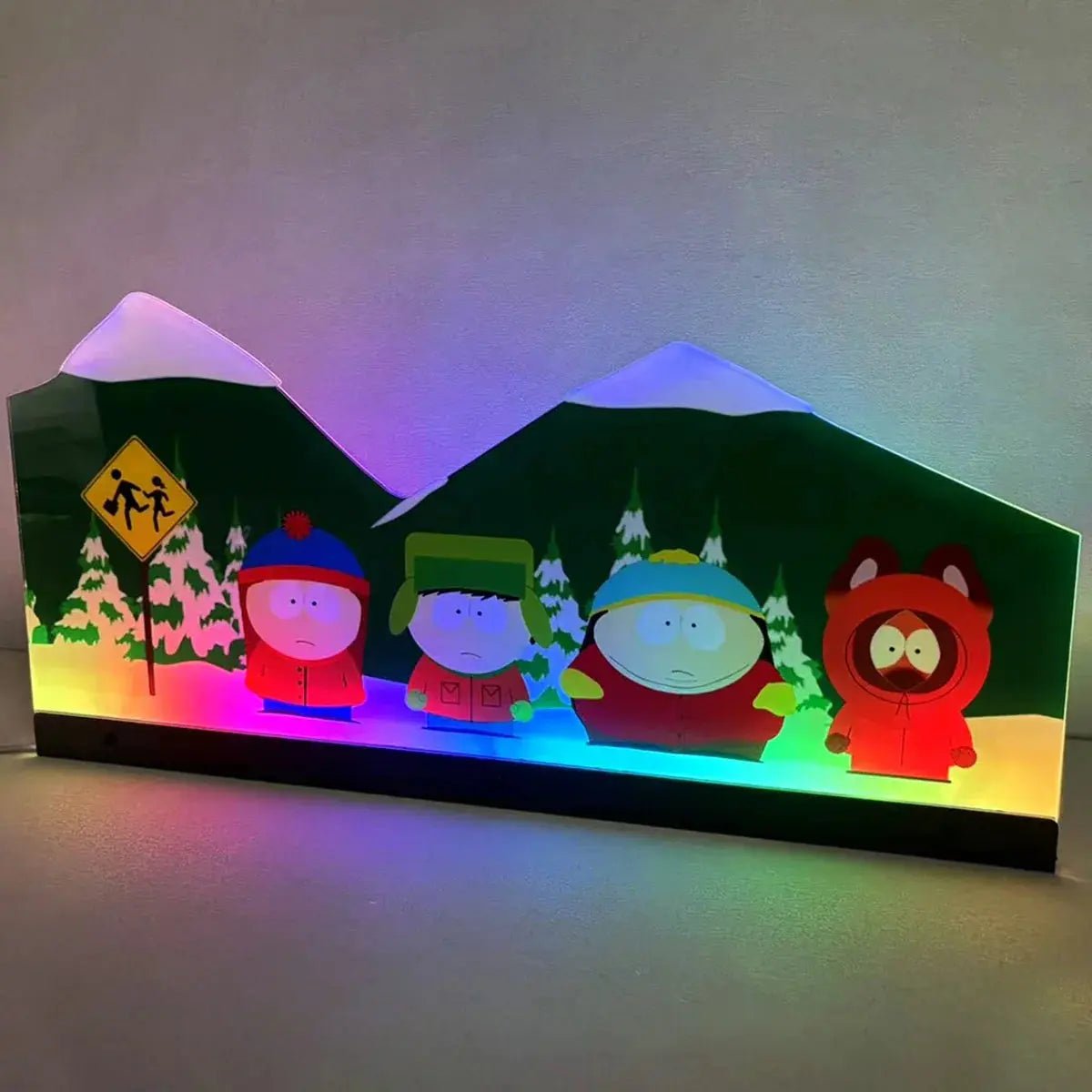 South Park Topper 3D Acrylic LED Topper, For Sega Pinball Mahine,  for Sega pinball fans FYLZGO Signs