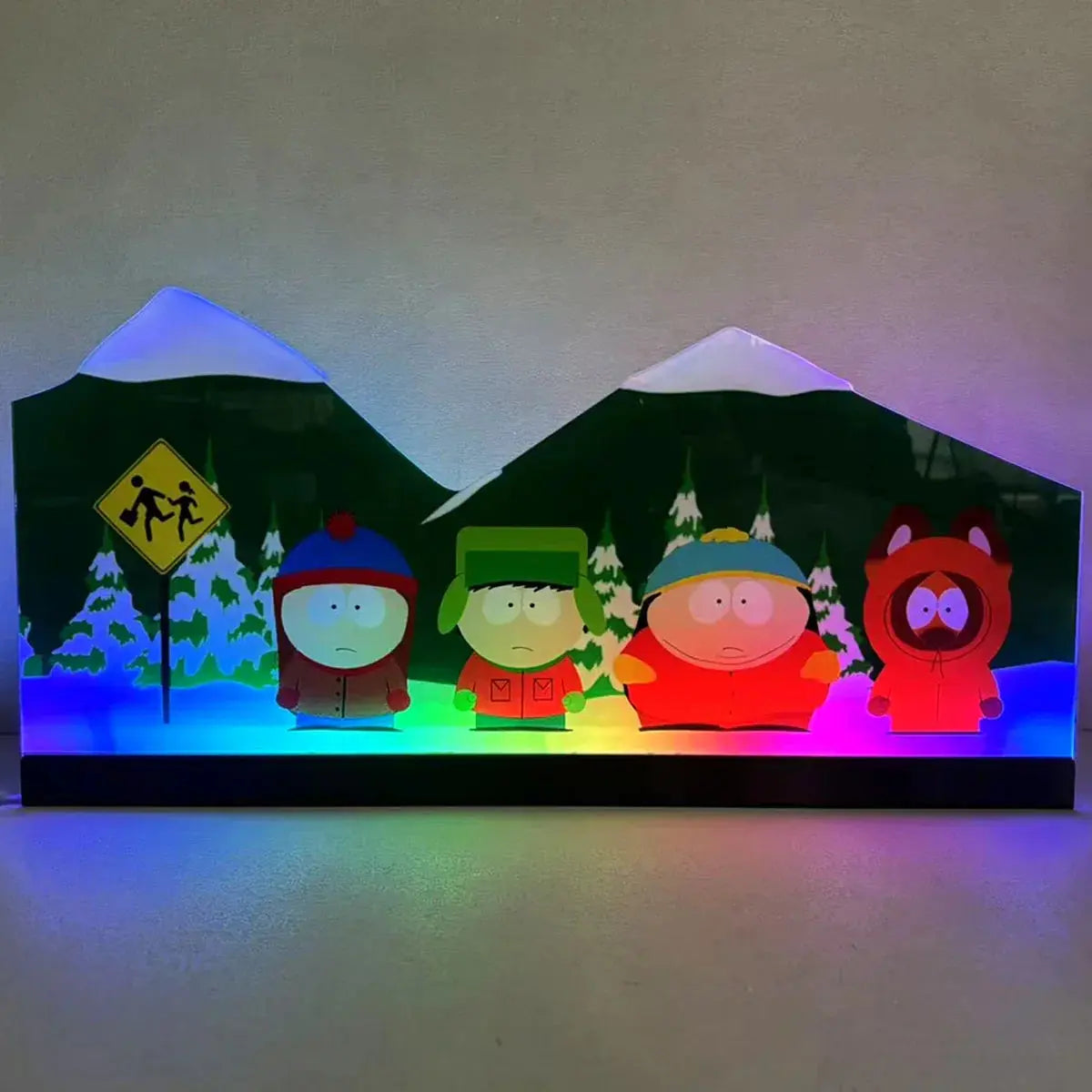 South Park Topper 3D Acrylic LED Topper, For Sega Pinball Mahine,  for Sega pinball fans FYLZGO Signs
