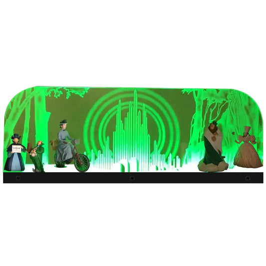 The Wizard of Oz Topper Acrylic RGB LED Topper, for Pinball Machine, Pinball Topper FYLZGO Signs