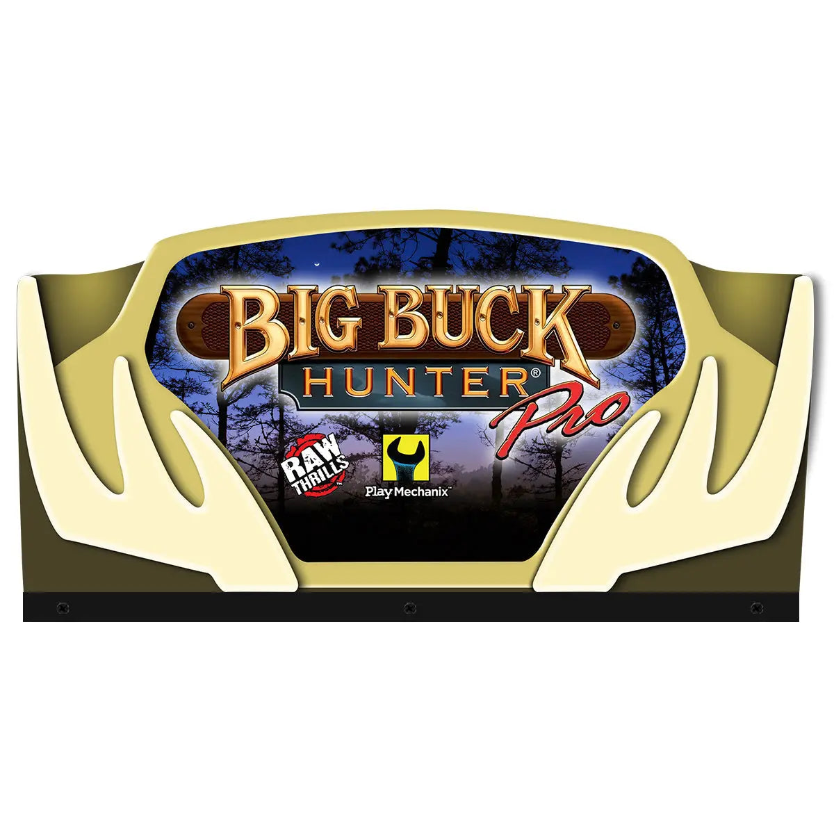 Big Buck Hunter Pro Topper Arcade 3D Acrylic LED Topper, For Arcade Game Art Repro Video Game Machine, Arcade Topper FYLZGO Signs