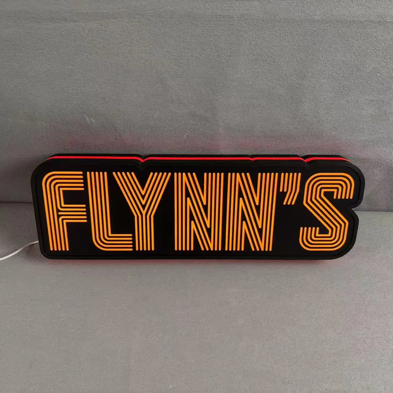 Flynn's Arcade LED Sign, Great Nostalgic Decoration, Fully Dimmable & Powered by USB FYLZGO Signs