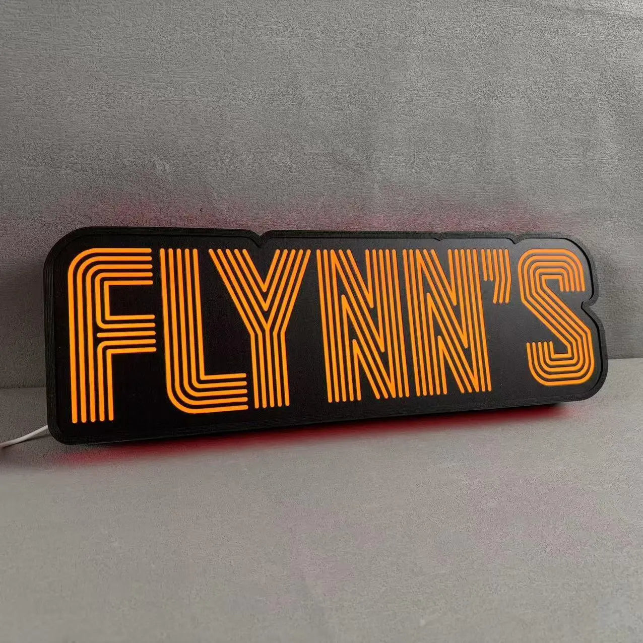Flynn's Arcade LED Sign, Great Nostalgic Decoration, Fully Dimmable & Powered by USB FYLZGO Signs