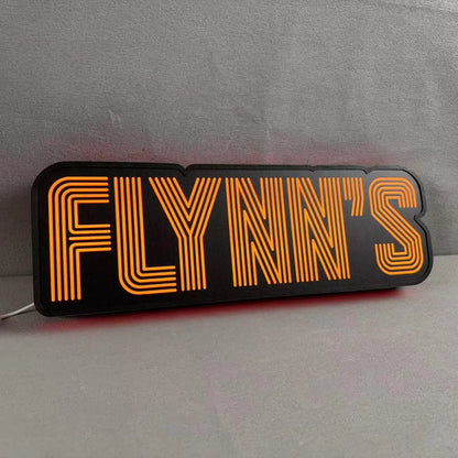 Flynn's Arcade LED Sign, Great Nostalgic Decoration, Fully Dimmable & Powered by USB FYLZGO Signs