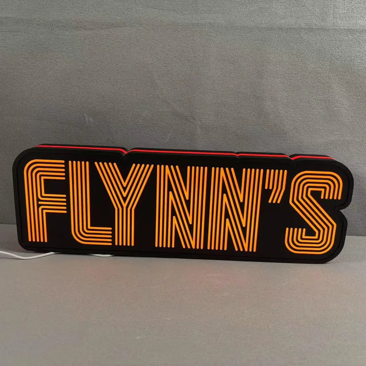 Flynn's Arcade LED Sign, Great Nostalgic Decoration, Fully Dimmable & Powered by USB FYLZGO Signs