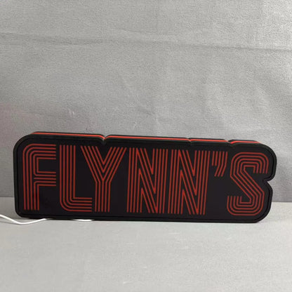Flynn's Arcade LED Sign, Great Nostalgic Decoration, Fully Dimmable & Powered by USB FYLZGO Signs