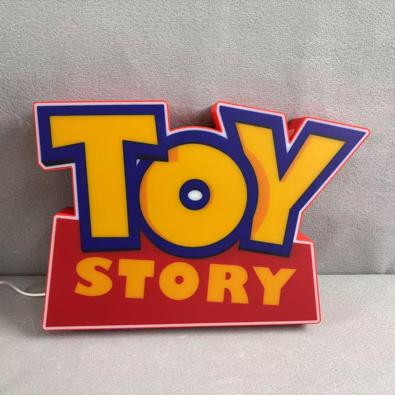 Toy Story Logo LED Sign 3D Printed Night Light with Dimmable Function FYLZGO Signs