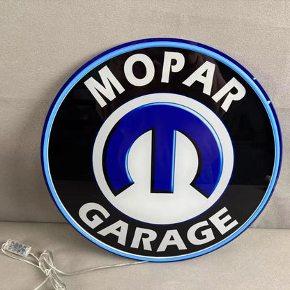 Design inspired 18" dodge Mopar garage hemi LED neon Sign with blue light FYLZGO Signs