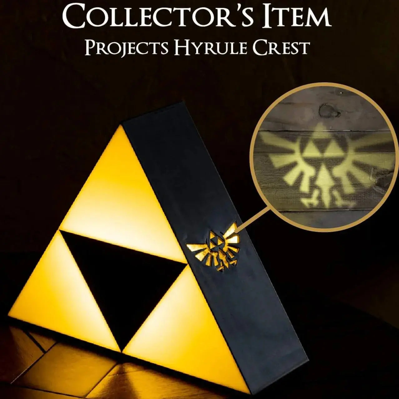 The Legend of Zelda Triforce Night Light, Nintendo Decorative Mood Lamp for Office or Bedroom Decor, Novelty Gift for Zelda Gamers FYLZGO Signs