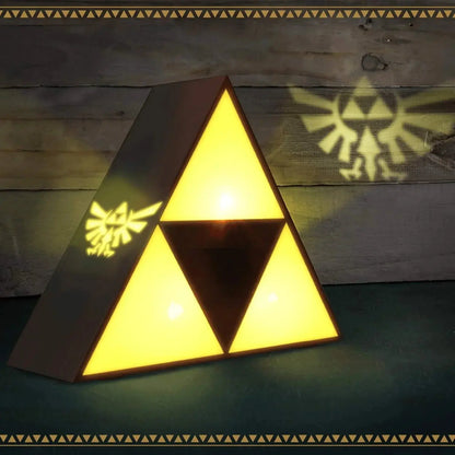 The Legend of Zelda Triforce Night Light, Nintendo Decorative Mood Lamp for Office or Bedroom Decor, Novelty Gift for Zelda Gamers FYLZGO Signs