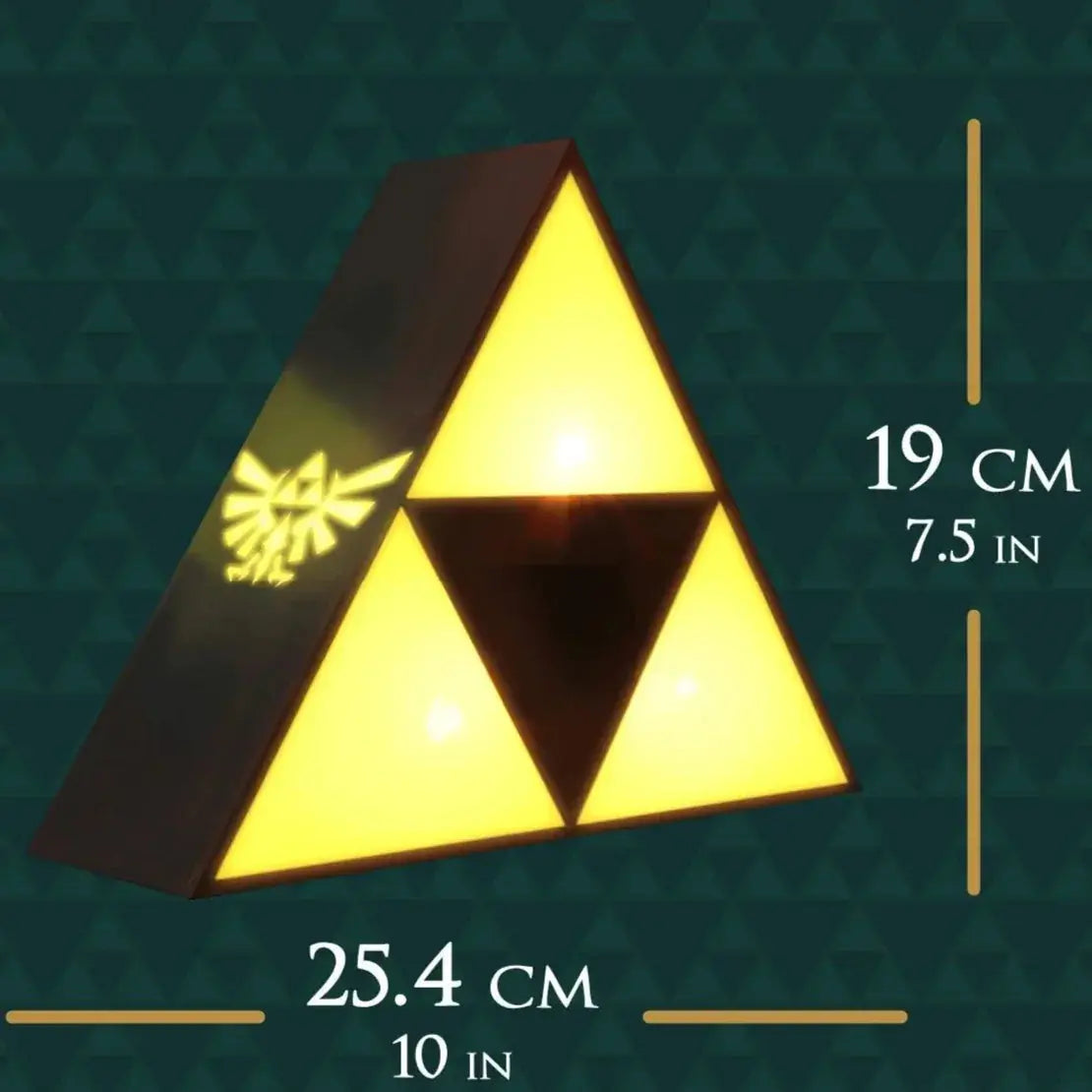 The Legend of Zelda Triforce Night Light, Nintendo Decorative Mood Lamp for Office or Bedroom Decor, Novelty Gift for Zelda Gamers FYLZGO Signs