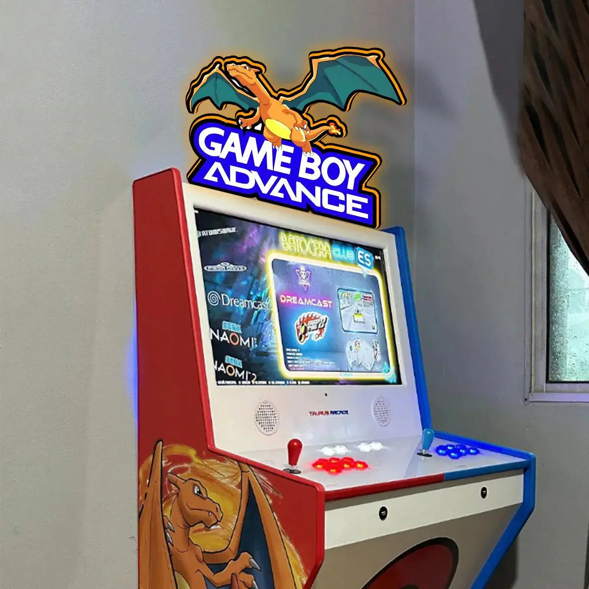 Gameboy advance Pokemon Red Version Rouge Feu LED Light Box, Perfect for Game Room FYLZGO Signs