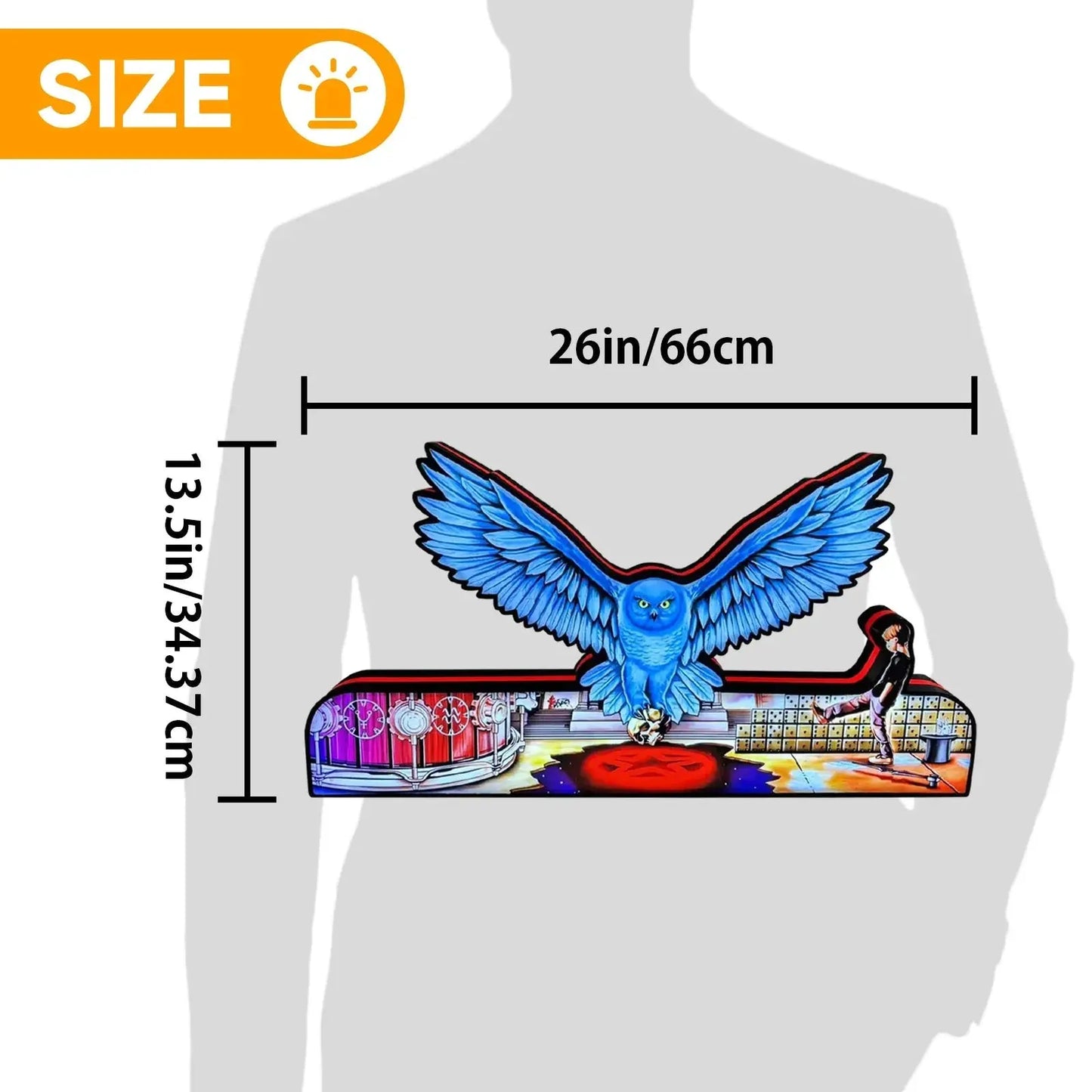Rush Pinball Topper 3D Printed Lightbox, Rock 'n' Roll Fun, Pinball Arcade Decor, Perfect for Game Room or Pinball Machine FYLZGO Signs