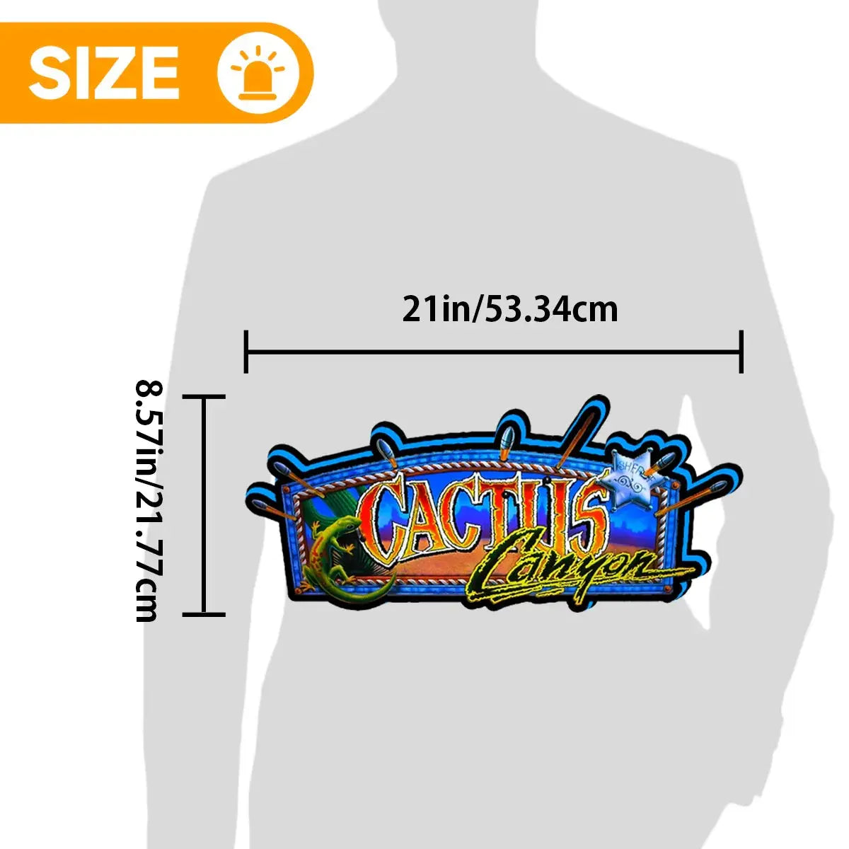 Cactus Canyon Remake Pinball Topper, Video Game Machine LED Lightbox , Pinball Arcade Decor,  Special Edition Topper for CGC Pinball Machine FYLZGO Signs
